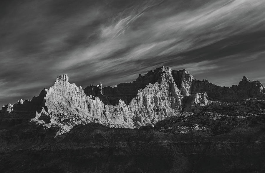 First Light On Badlands National Park Photograph by Dan Sproul