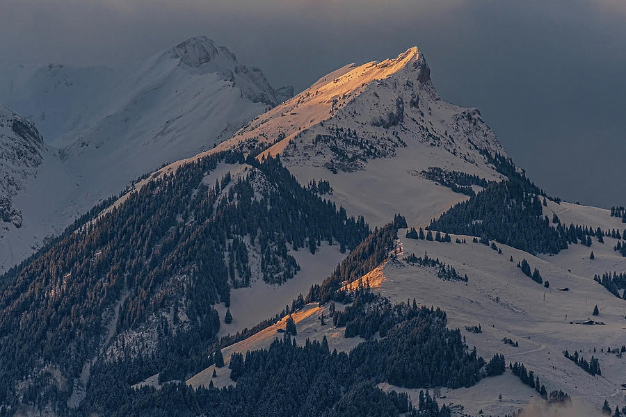 First light on the mountain Photograph by Ulrich Burkhalter