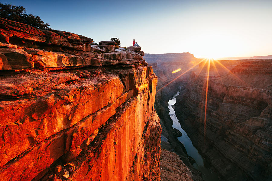 First light over Toroweap point, Grand Canyon, USA Photograph by Matteo Colombo