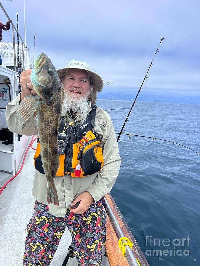 First Lingcod Photograph by Shawn Jeffries