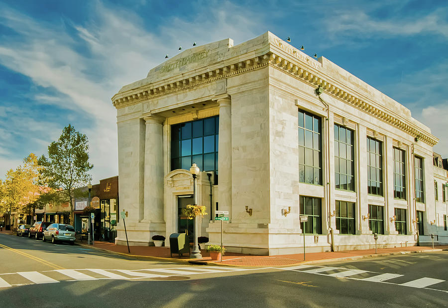 First National Bank Building In Red Bank Photograph by Gary Slawsky