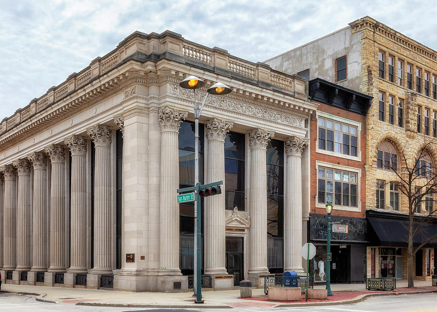 First National Bank of Joliet Photograph by Susan Rissi Tregoning