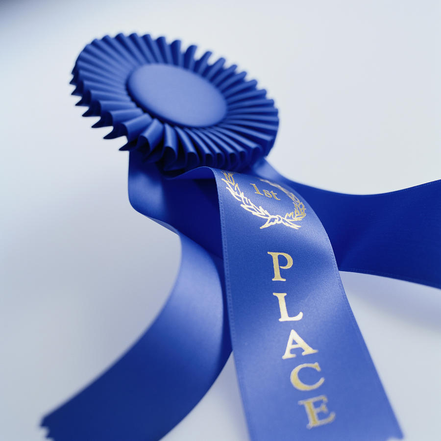 First Place Ribbon Photograph by Photodisc