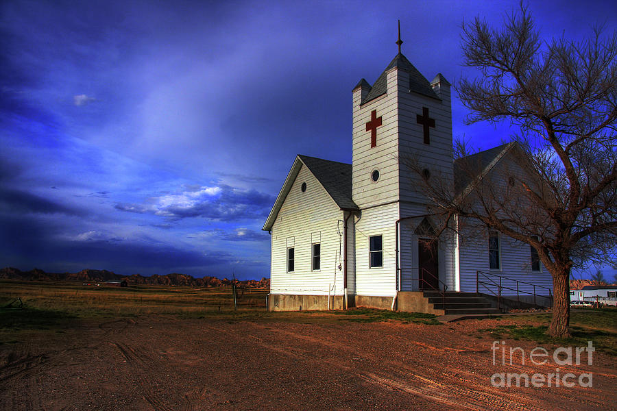First Presbyterian Church In Badlands National Park South Dakota Photograph