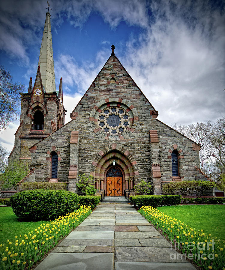Architecture Photograph - First Reformed Church of Schenectady by Neil Shapiro