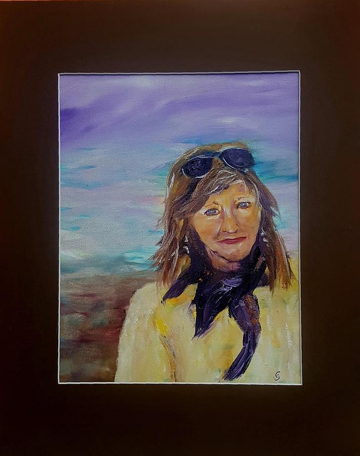 First Self Portrait            1.21 Painting by Cheryl Nancy Ann Gordon