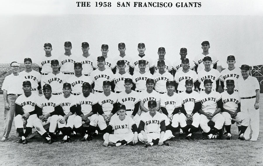 First SF Giants Team Portrait Photograph by Underwood Archives