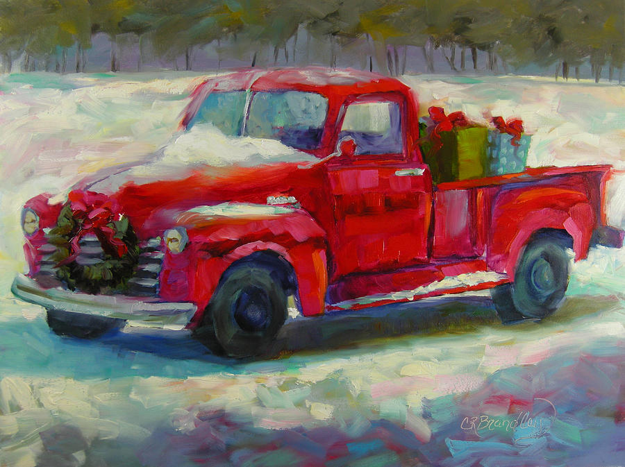 First Snow Painting by Chris Brandley