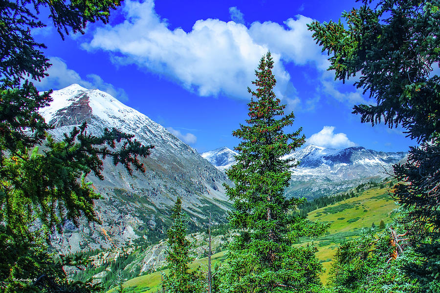 First snow in Colorado 5879 Photograph by Bob Augsburg