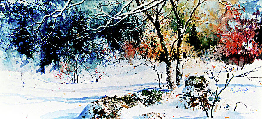 First Snowfall Painting by Hanne Lore Koehler