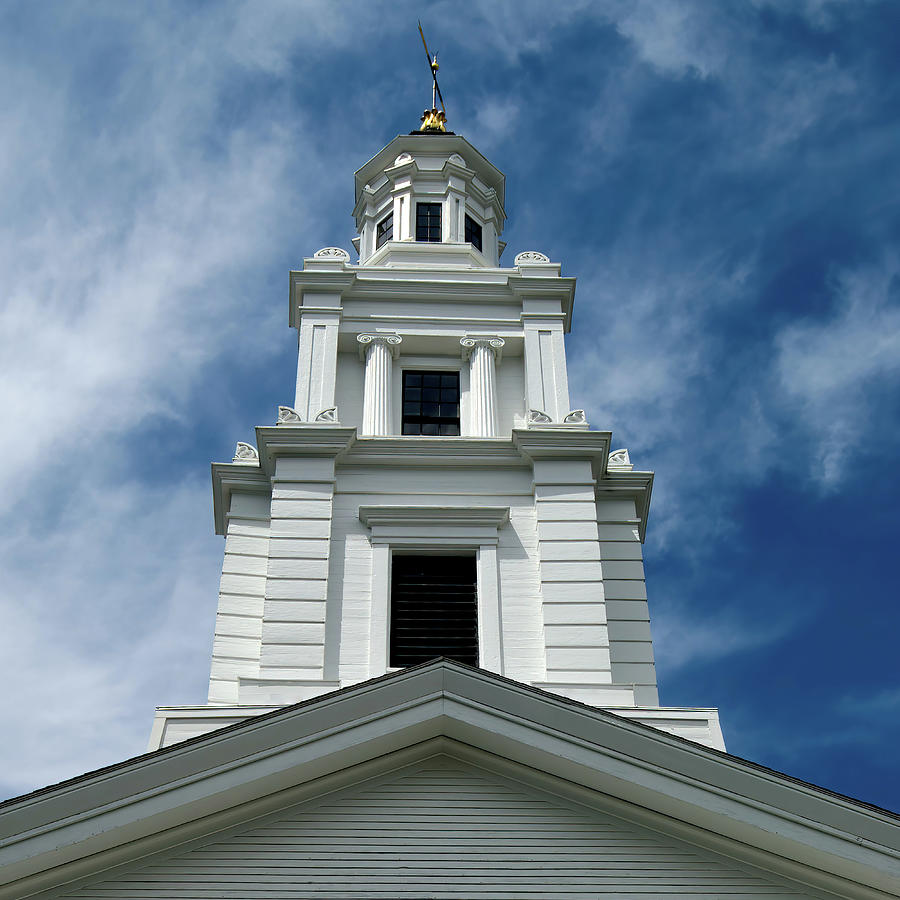 First Universalist Church Tower Provincetown, MA Photograph by Flinn Hackett
