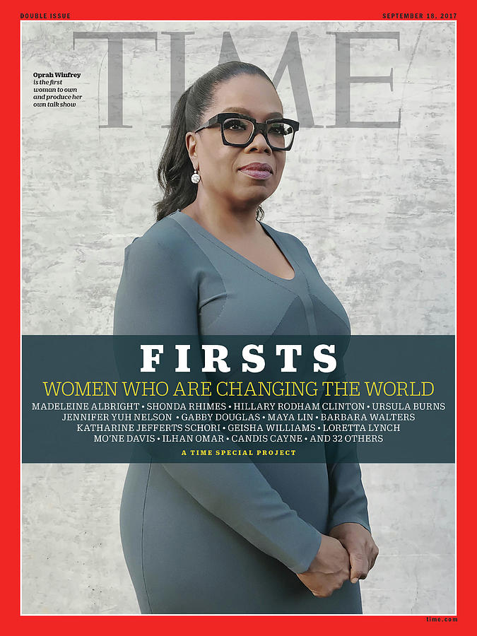 FIRSTS - Oprah Winfrey Photograph by Photograph by Luisa Dorr for TIME