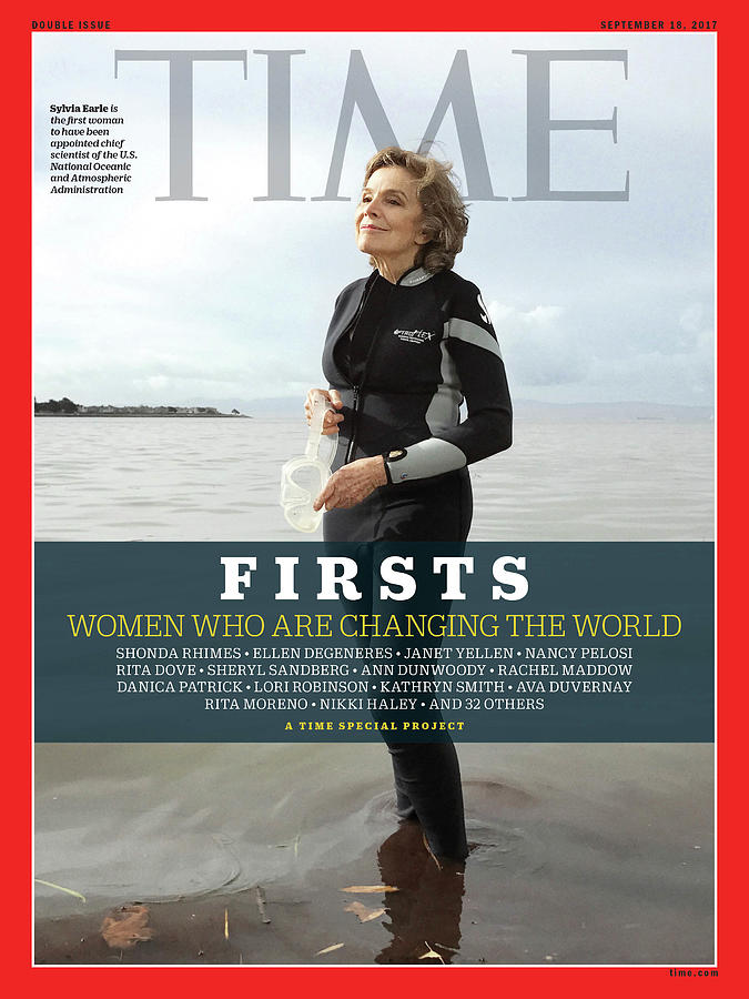 Firsts - Women Who Are Changing the World, Sylvia Earle Photograph by Photograph by Luisa Dorr for TIME