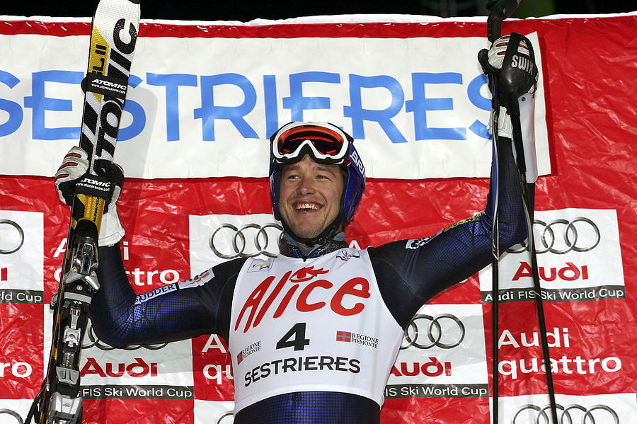 FIS World Cup Mens Slalom Alpine Skiing Photograph by Agence Zoom