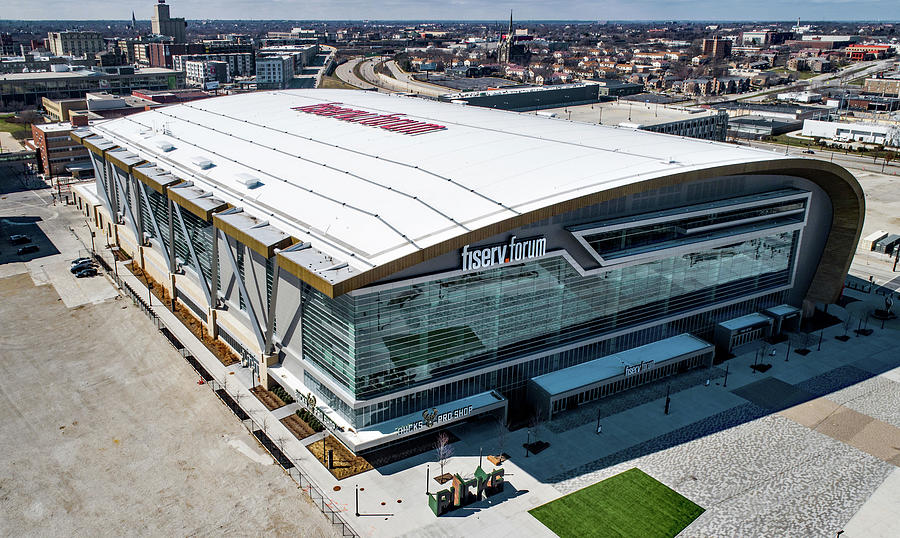 Fiserv Forum Photograph by Steve Bell