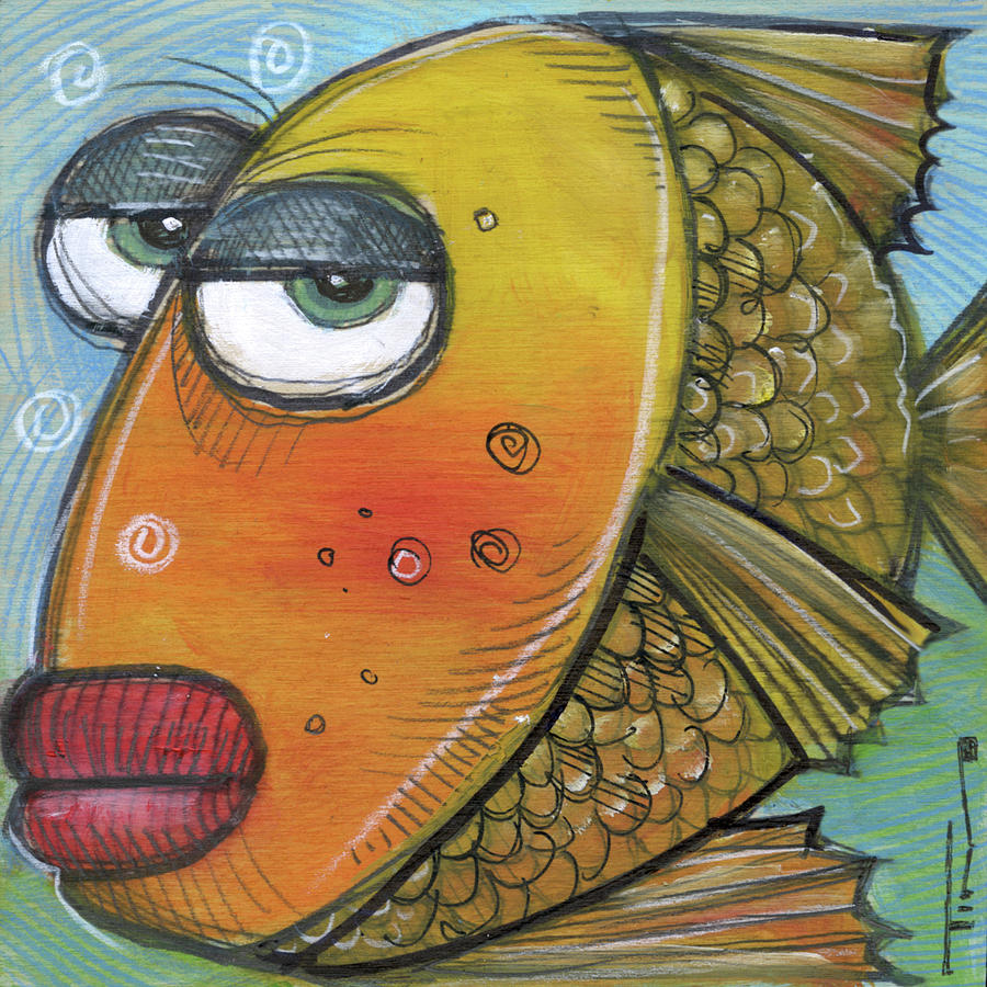 Fish 1 2019 Painting by Tim Nyberg