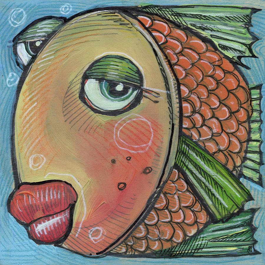 Fish 3 2019 Painting by Tim Nyberg