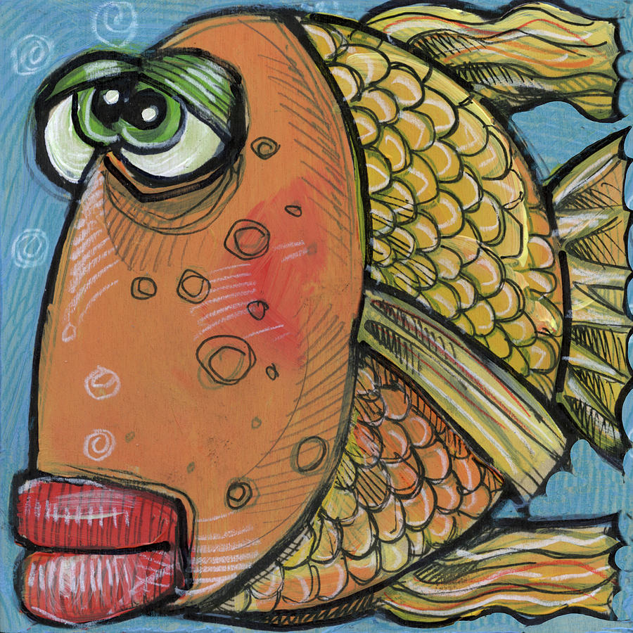 Fish 5 2019 Painting by Tim Nyberg