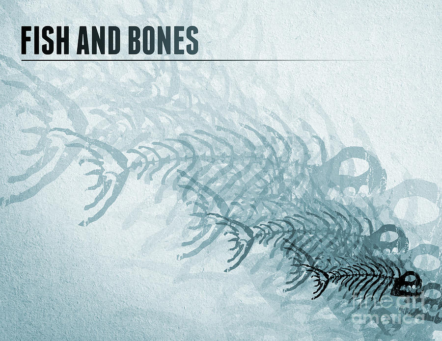 Fish And Bones Digital Art by Phil Perkins
