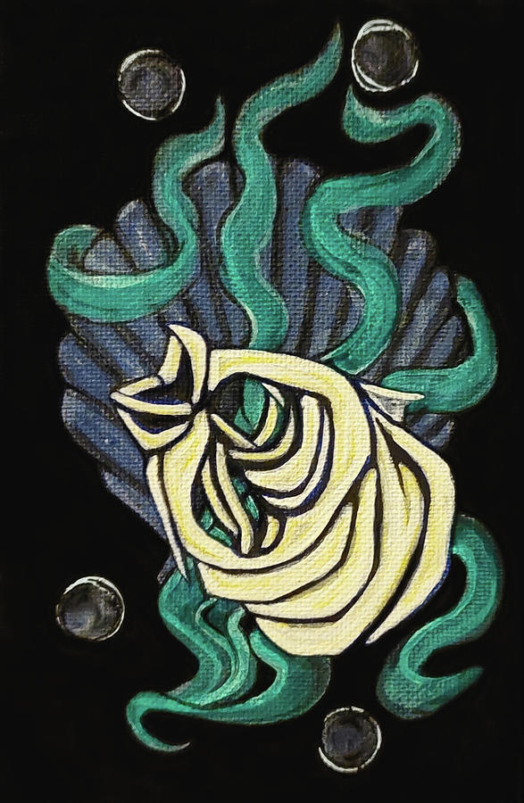 Fish and Seaweed Painting by Megan Thompson- The Morrigan Art