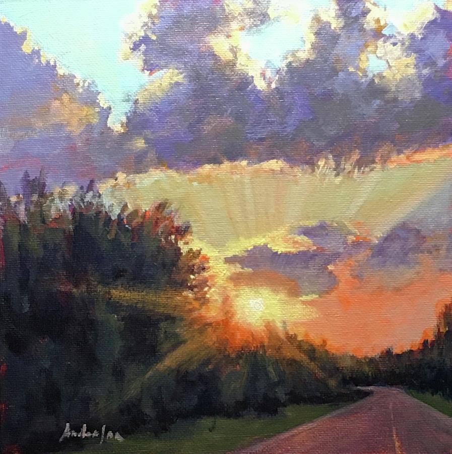 Fish Creek Road Painting by Kurt Anderson - Fine Art America