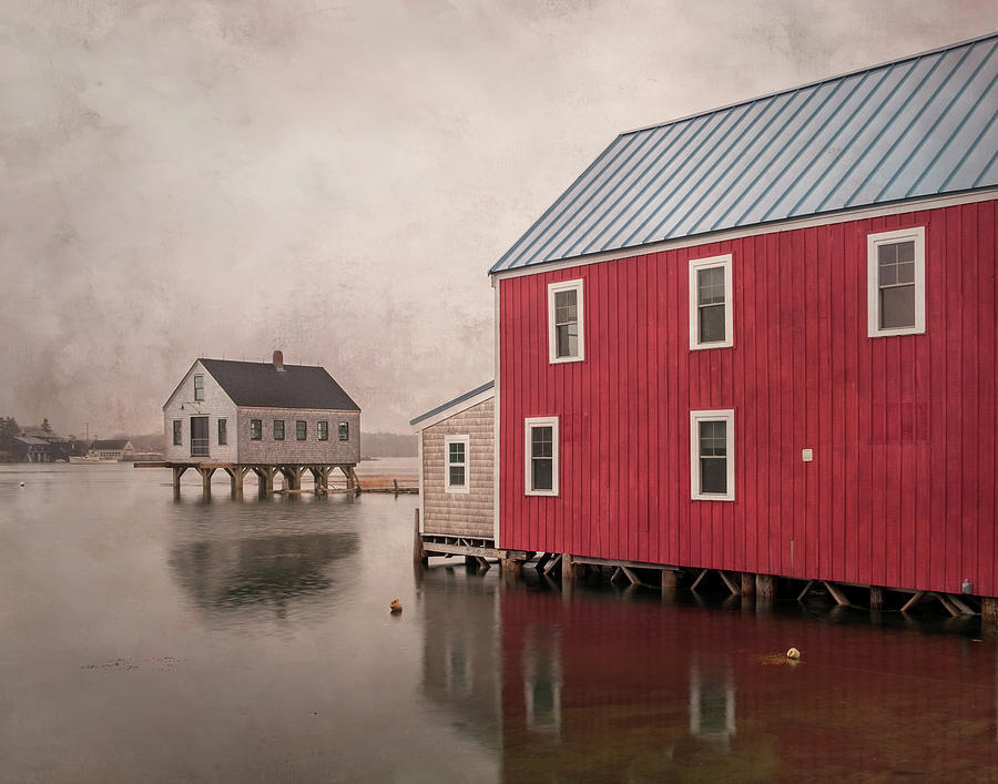 Fish House Cape Porpoise Maine Photograph By Betty Denise   Fish House Cape Porpoise Maine Betty Denise 