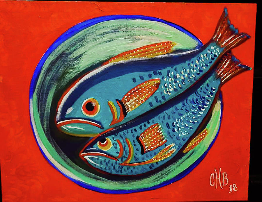 Fish In A Bowl Painting