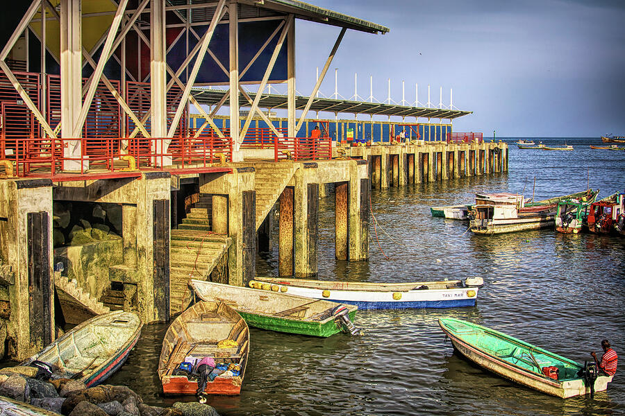 Fish Market Pier In Panama Photograph