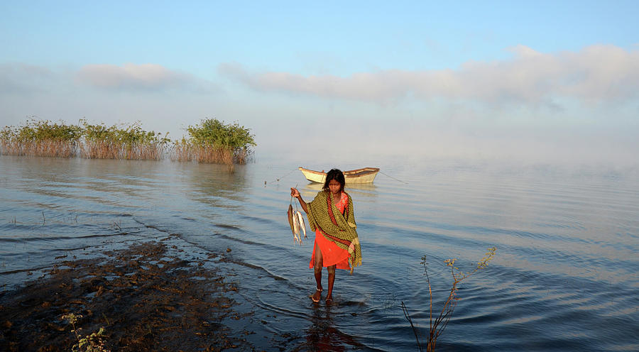 Fisher Girl Photograph by Devendra Dube - Pixels