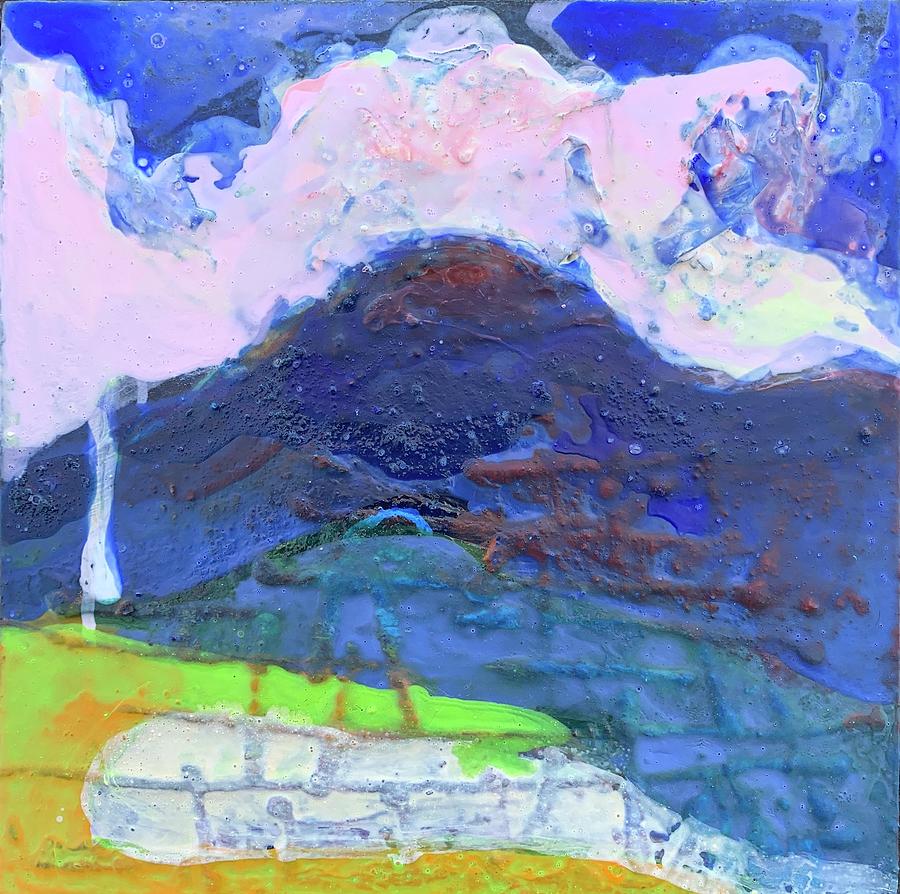 Landscape Painting - Fisher Peak  by T Alyne