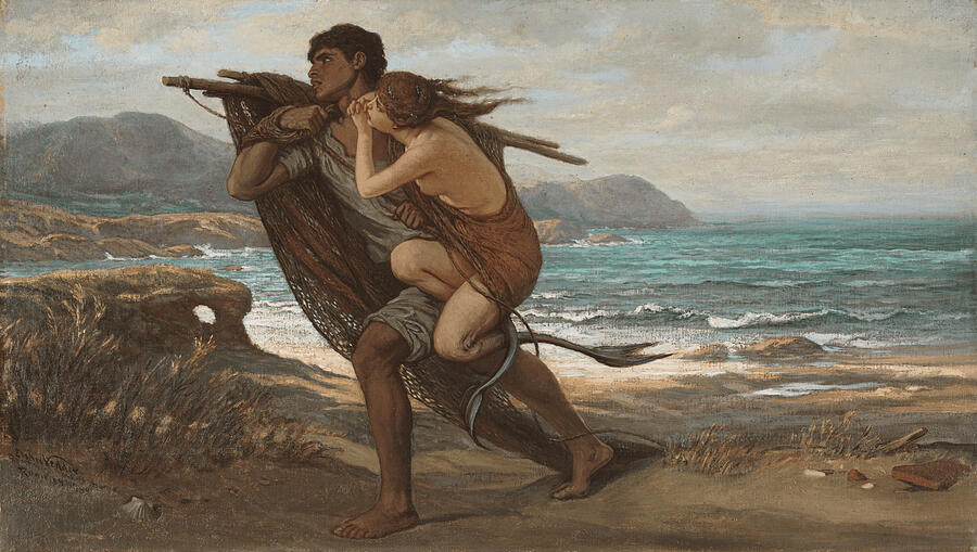 Fisherman and Mermaid - Elihu Vedder Digital Art by Samuel HUYNH Fisherman and Mermaid - Elihu Vedder Digital Art by Samuel HUYNH
