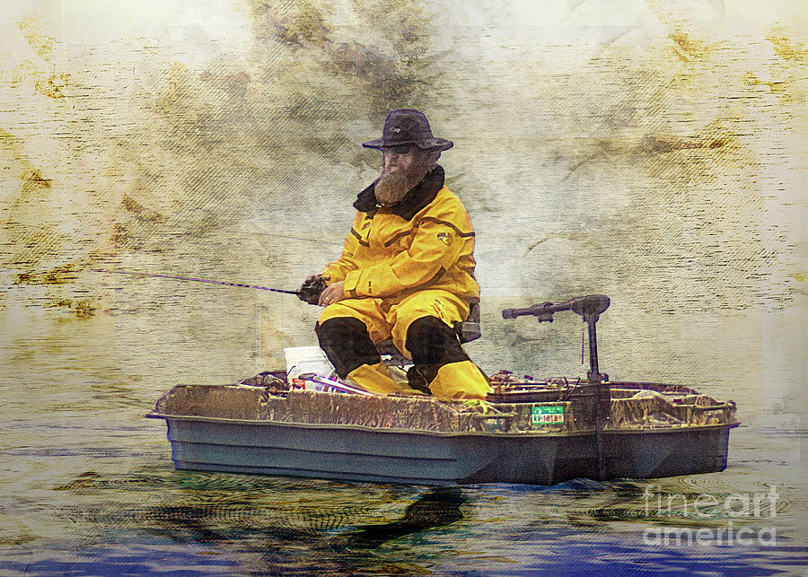 Fisherman  Digital Art by Anthony Ellis