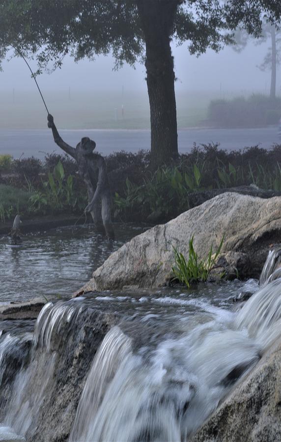 Fisherman at Stone Creek  Photograph by Warren Thompson