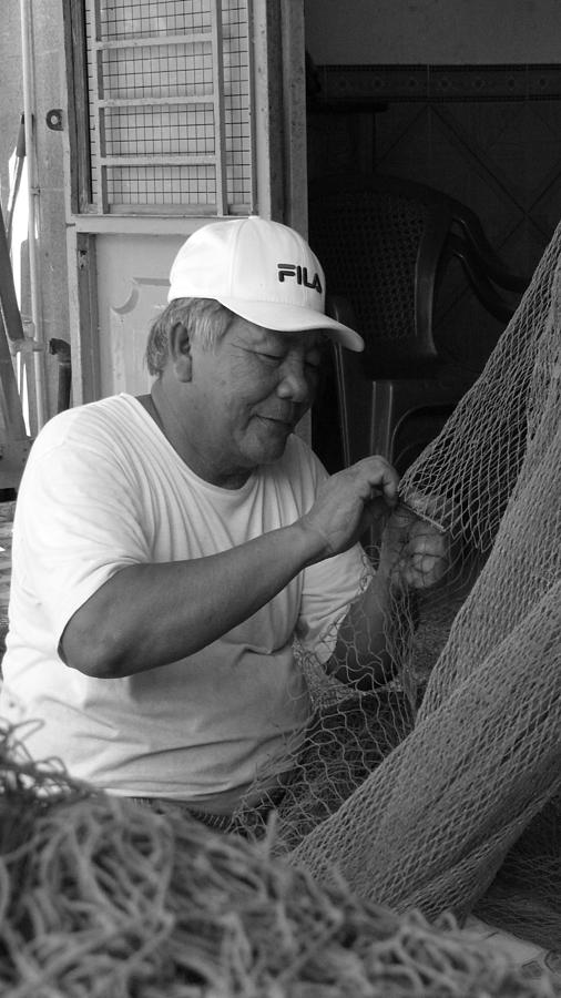 Fisherman portrait Photograph by Robert Bociaga