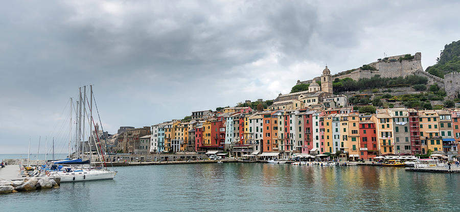 Fisherman town of Portovenere, Cinque Terre Liguria, Italy Photograph by Michalakis Ppalis