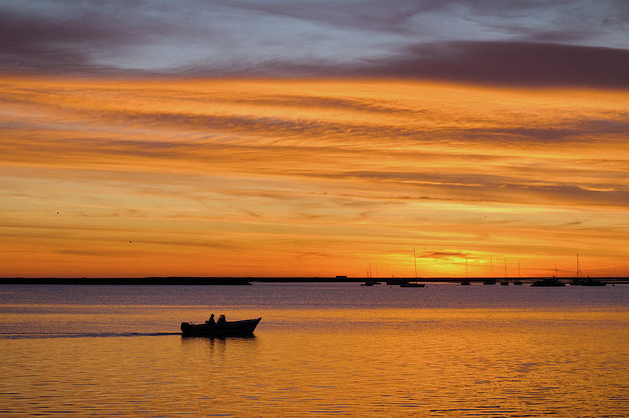Beach Sunset Photograph - Fishermans Return by Angelo DeVal