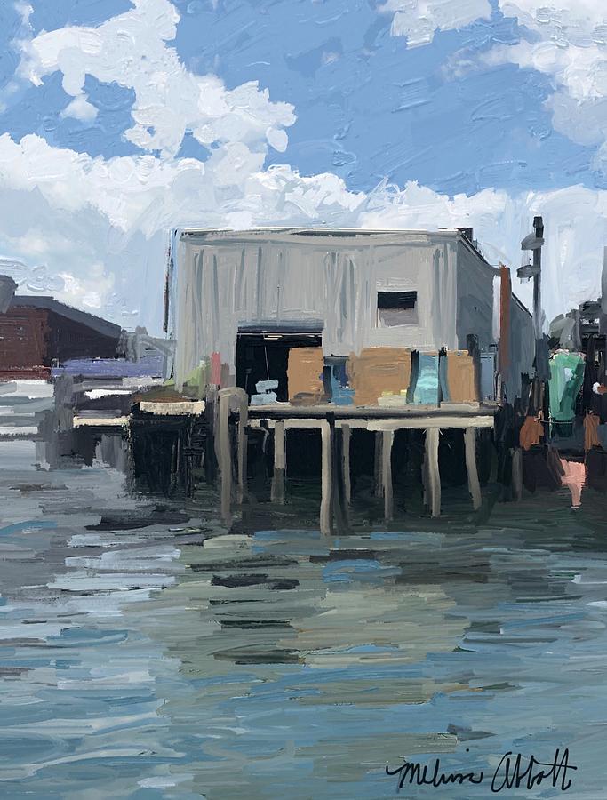 Fishermans Wharf  Painting by Melissa Abbott