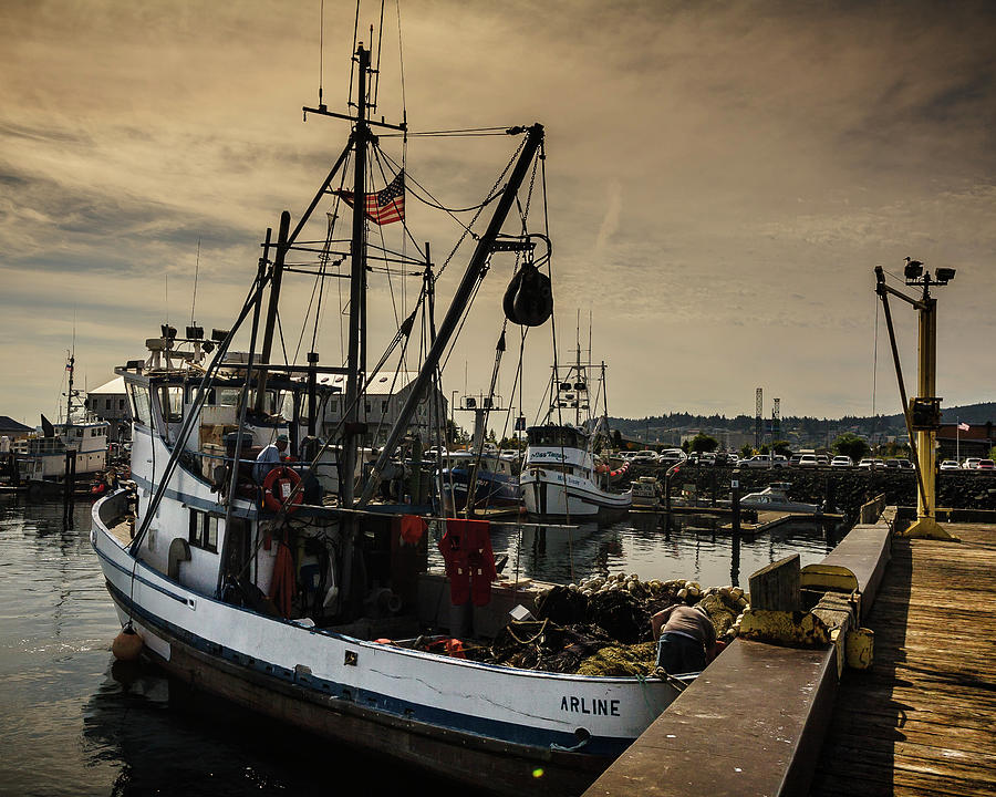 Fishermen Evening Photograph by Tony Locke
