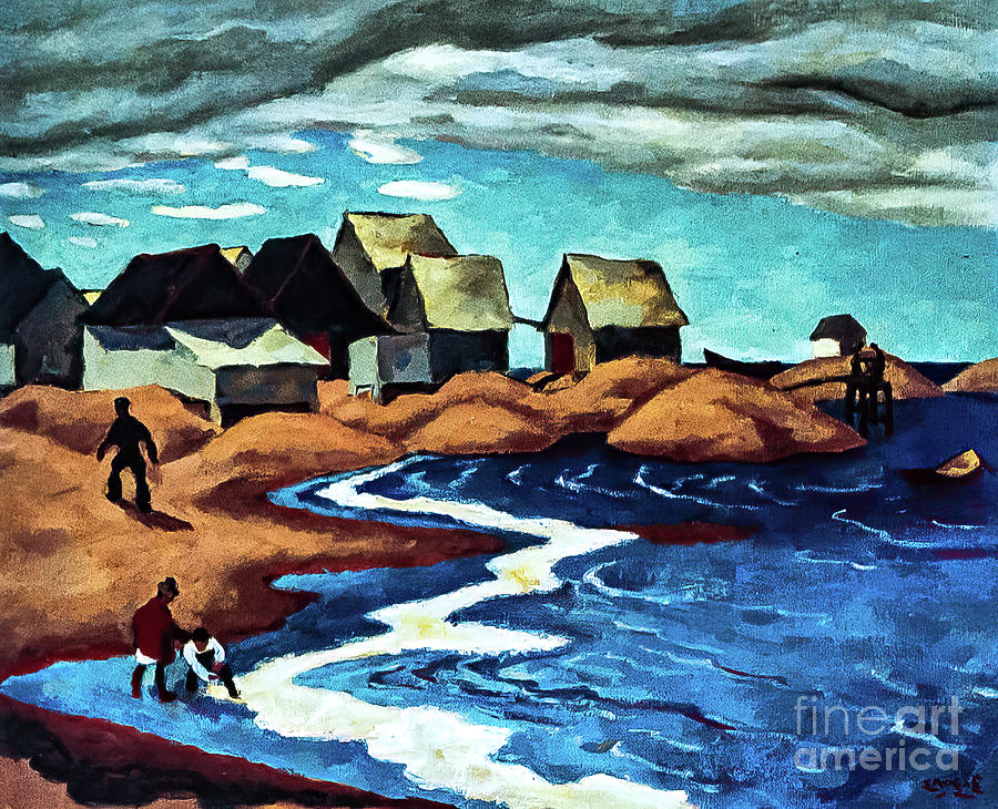 Fishermen's Houses by Edwin Holgate 1933 Painting by Edwin Holgate ...