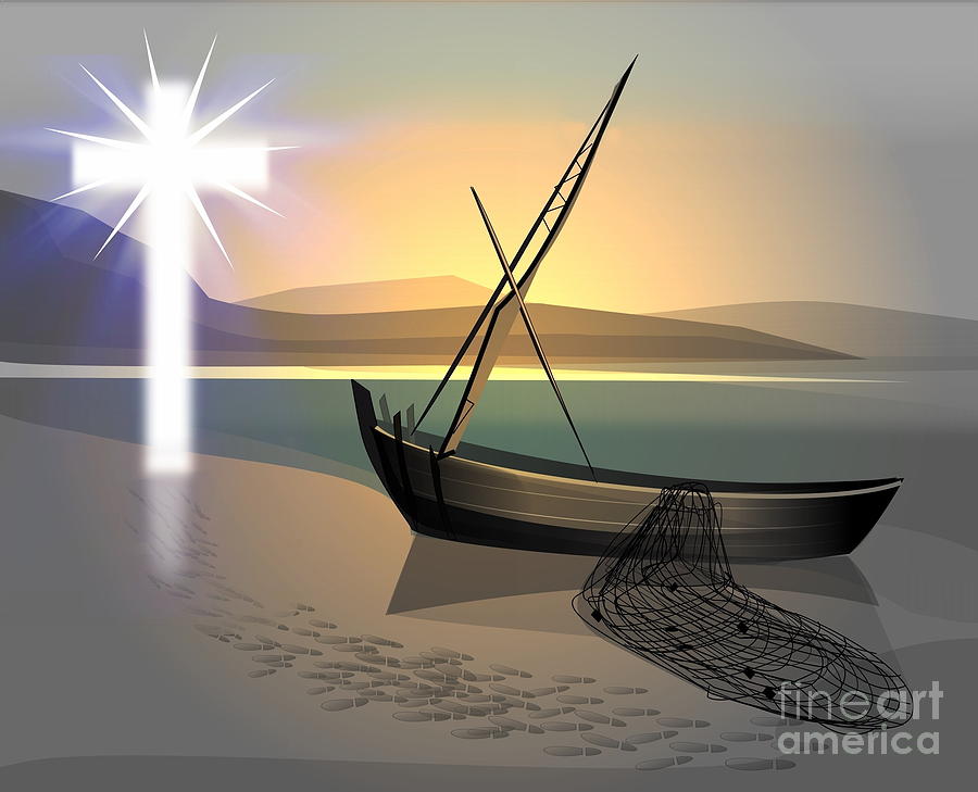 Fishers of men Digital Art by Louise Lavallee - Fine Art America