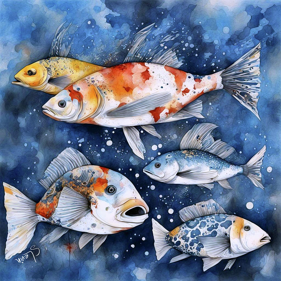 Fishes Digital Art