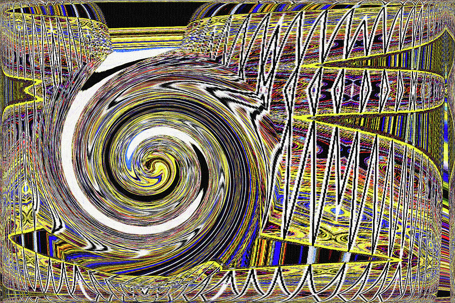 Fishing Boat Abstract 8415ea4h Digital Art by Tom Janca