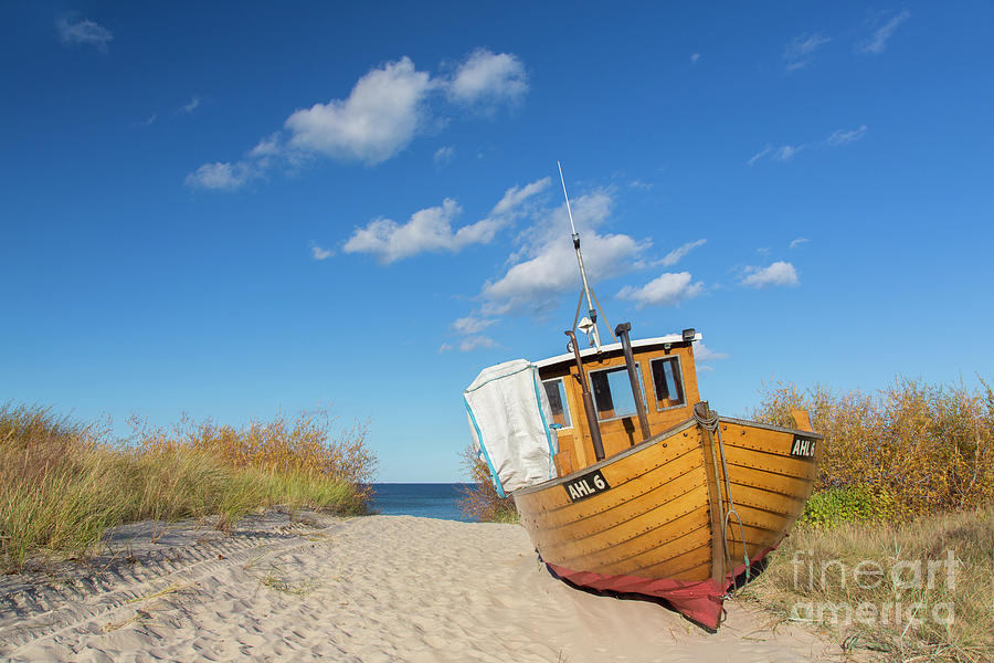 Boat Photograph - Fishing Boat, Baltic Sea by Arterra Picture Library