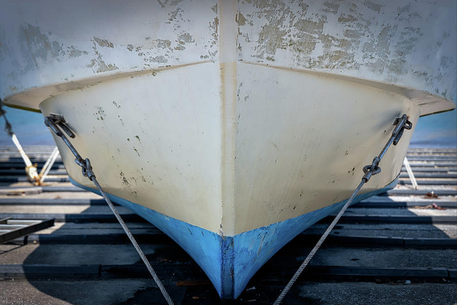 Fishing Boat Bow Photograph by Bill Chizek