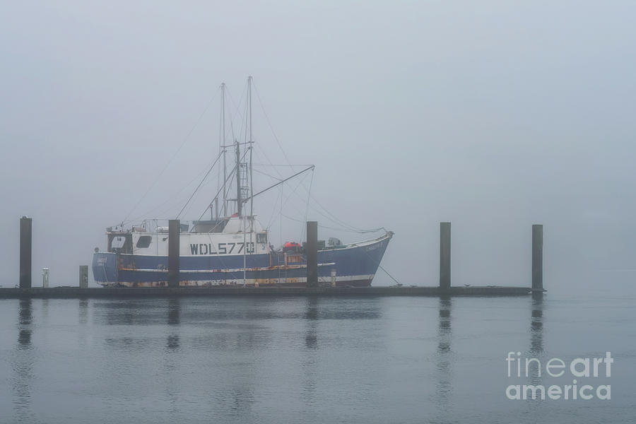 Fishing Boat In The Fog Photograph by Al Andersen