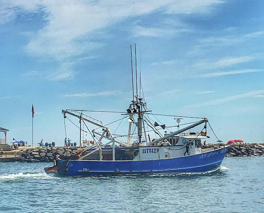 Fishing Boat NJ Photograph by Bill Rogers - Fine Art America