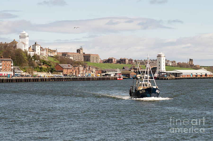 Fishing boat North Shields Photograph by Bryan Attewell