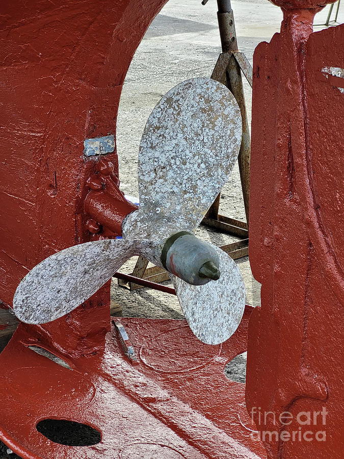 Fishing Boat Propeller by Norma Appleton