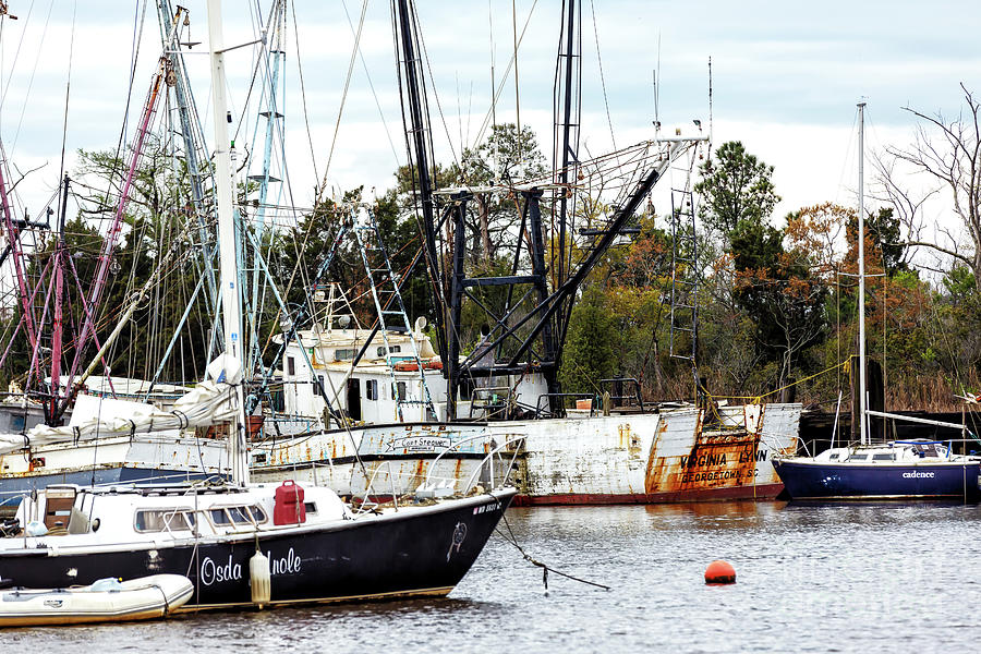 Fishing Boats at Georgetown South Carolina Photograph by John Rizzuto