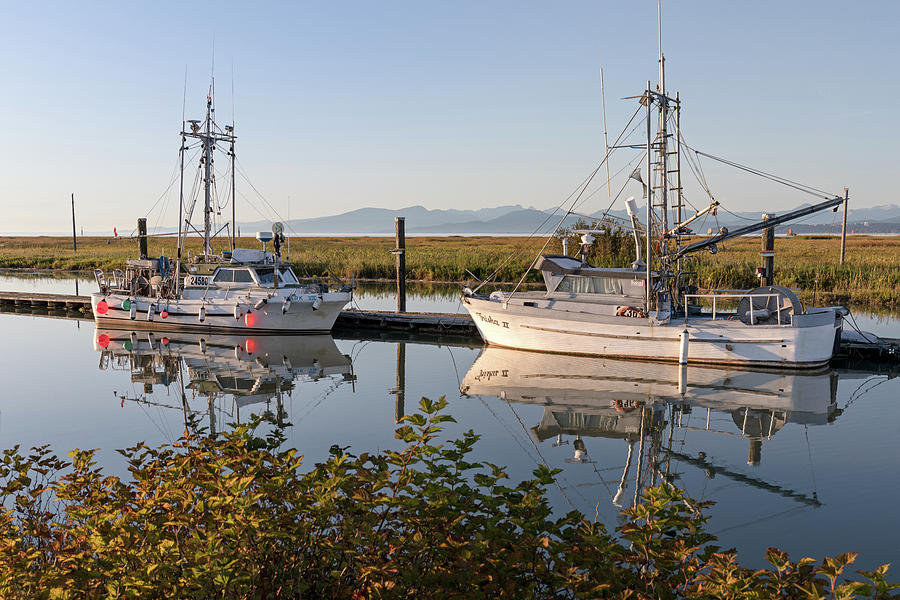 Fishing Boats at Scotch Pond Photograph by Michael Russell
